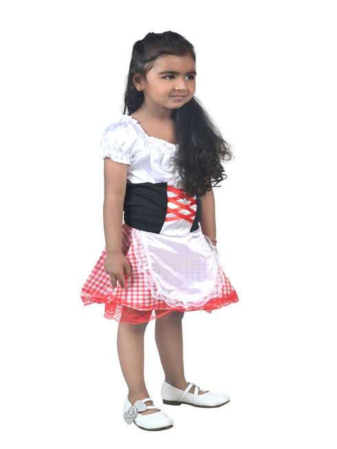 BookMyCostume German/Austrian Girl Dirndl International World Costume for Girls
